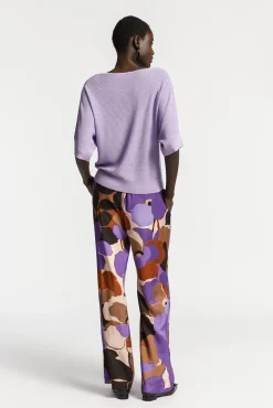 Xandres Pantalon à motif floral-Femme Xandres Plus