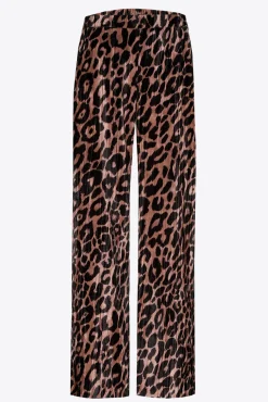 Xandres Pantalon à motif léopard-Femme Pantalons