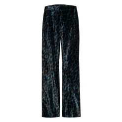 Xandres Pantalon à motif léopard-Femme Pantalons