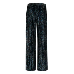 Xandres Pantalon à motif léopard-Femme Pantalons