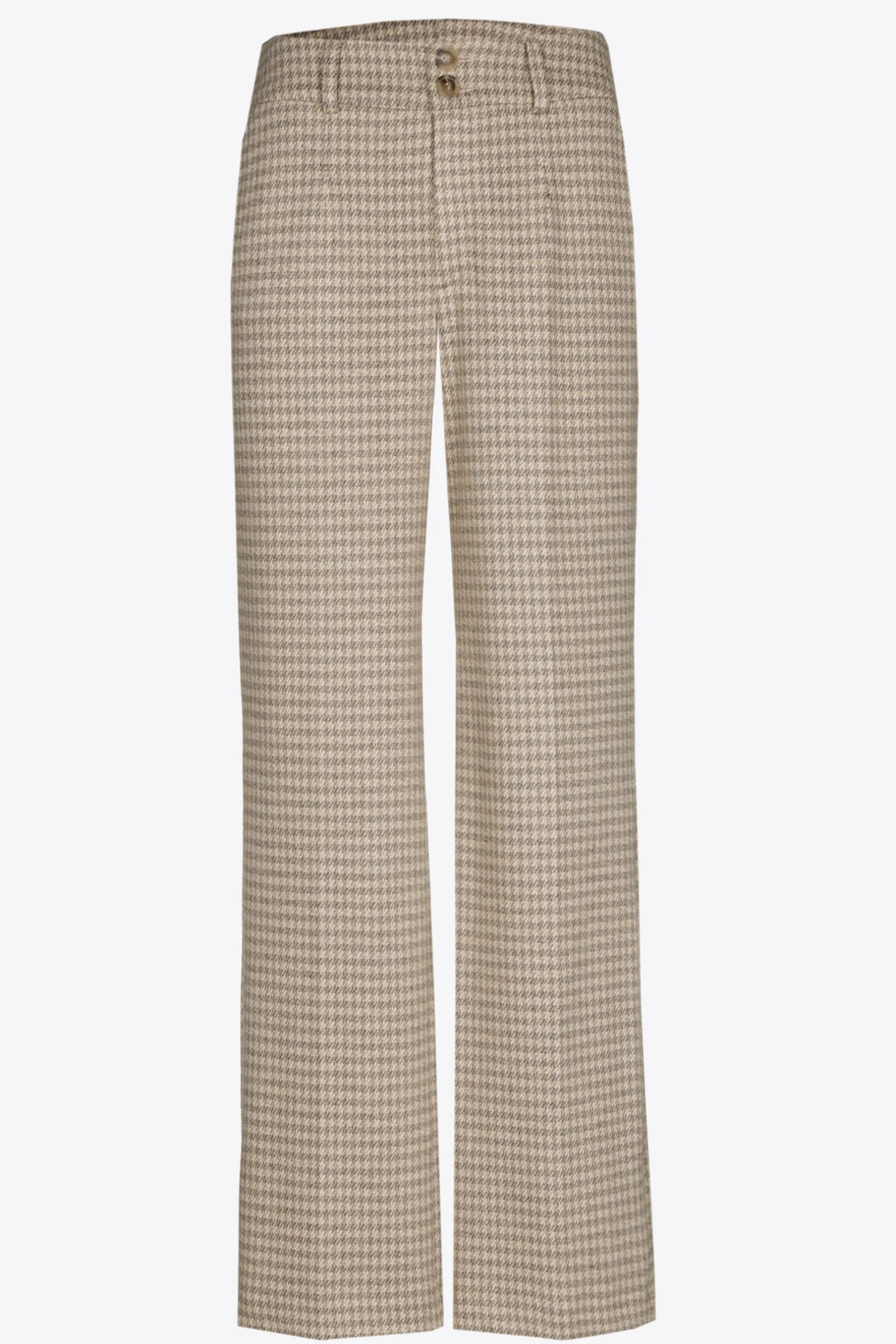 Xandres Pantalon à motif pied-de-poule-Femme Pantalons