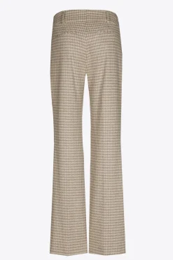 Xandres Pantalon à motif pied-de-poule-Femme Pantalons