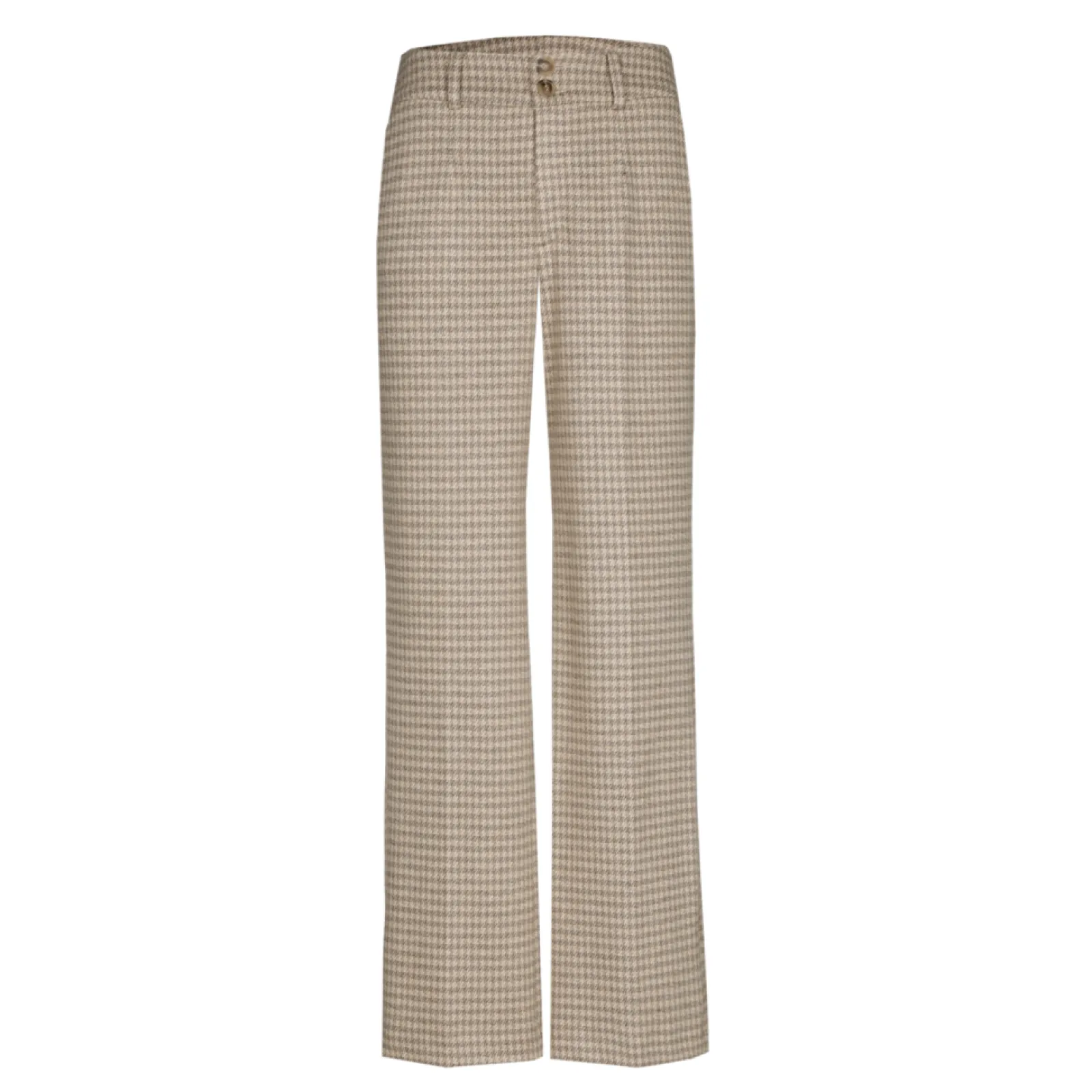 Xandres Pantalon à motif pied-de-poule-Femme Pantalons