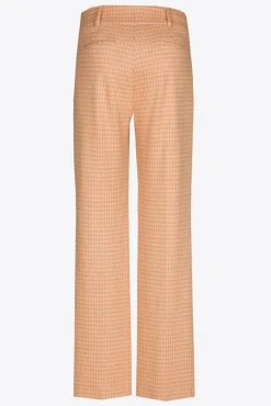 Xandres Pantalon à motif pied-de-poule-Femme Pantalons