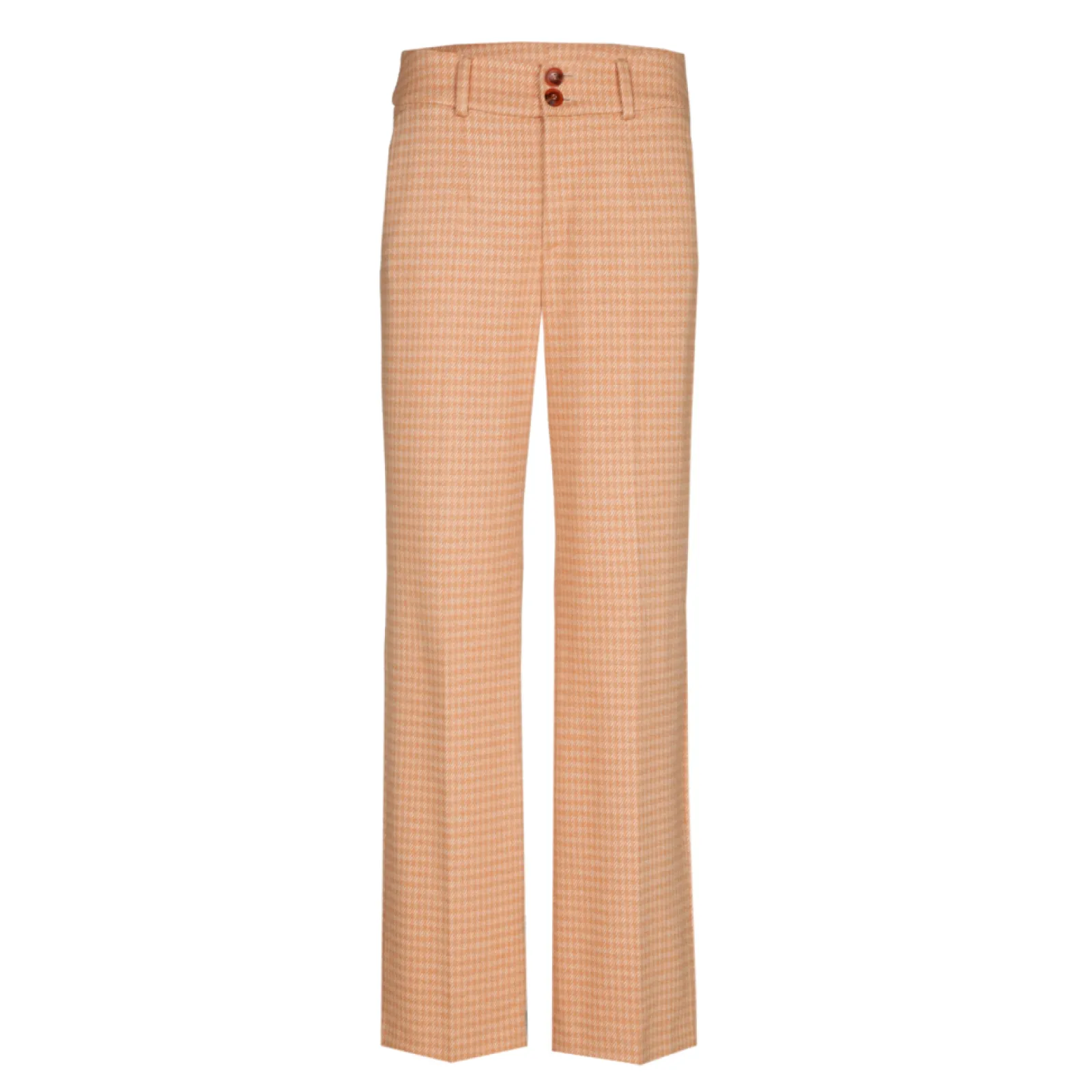 Xandres Pantalon à motif pied-de-poule-Femme Pantalons