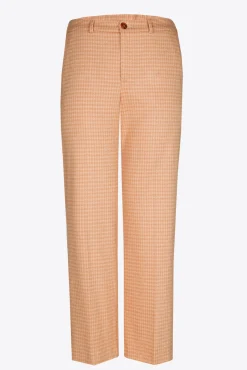 Xandres Pantalon à motif pied-de-poule-Femme Pantalons