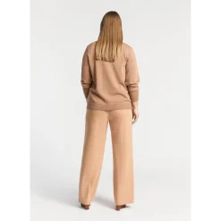 Xandres Pantalon à motif pied-de-poule-Femme Pantalons