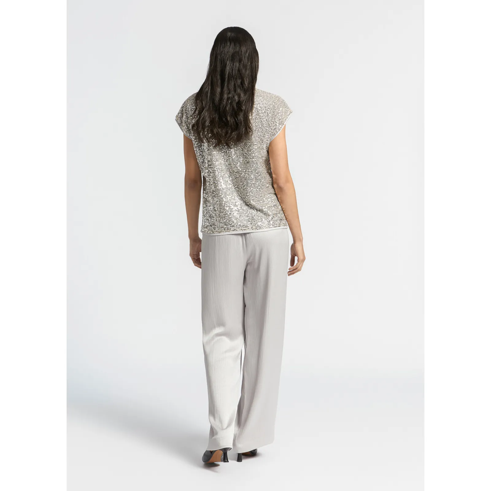 Xandres Pantalon souple à jambes droites-Femme Xandres Plus|Pantalons