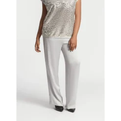 Xandres Pantalon souple à jambes droites-Femme Xandres Plus|Pantalons