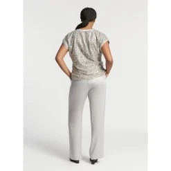 Xandres Pantalon souple à jambes droites-Femme Xandres Plus|Pantalons