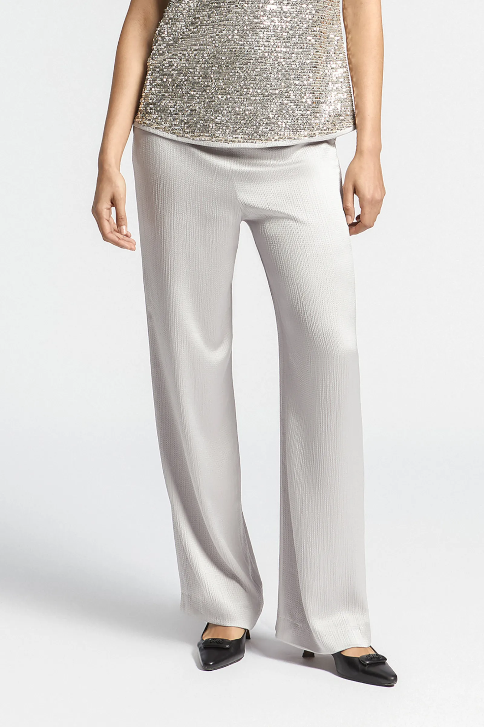 Xandres Pantalon souple à jambes droites-Femme Xandres Plus|Pantalons
