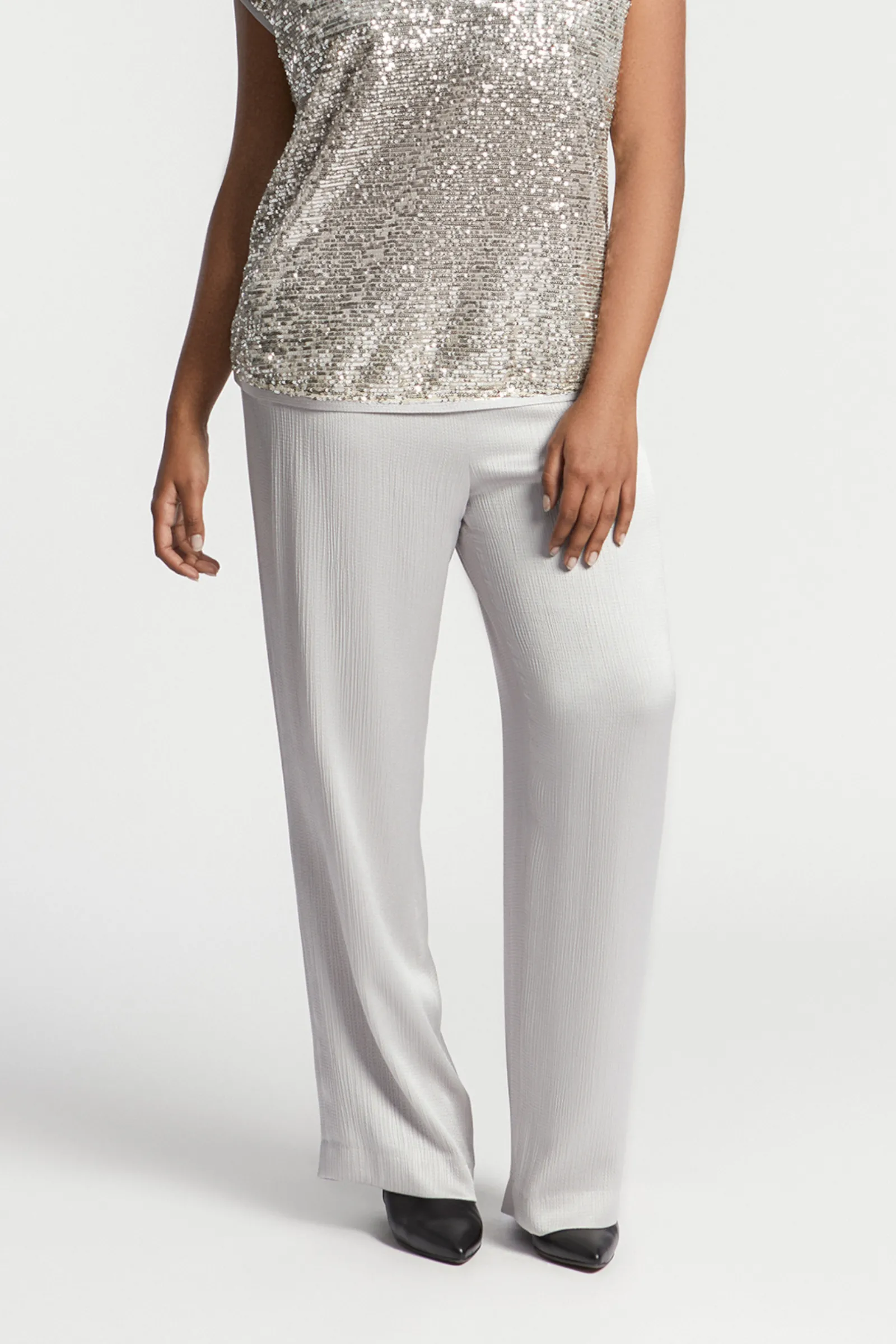 Xandres Pantalon souple à jambes droites-Femme Xandres Plus|Pantalons