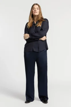 Xandres Pantalon souple à jambes droites-Femme Xandres Plus|Pantalons