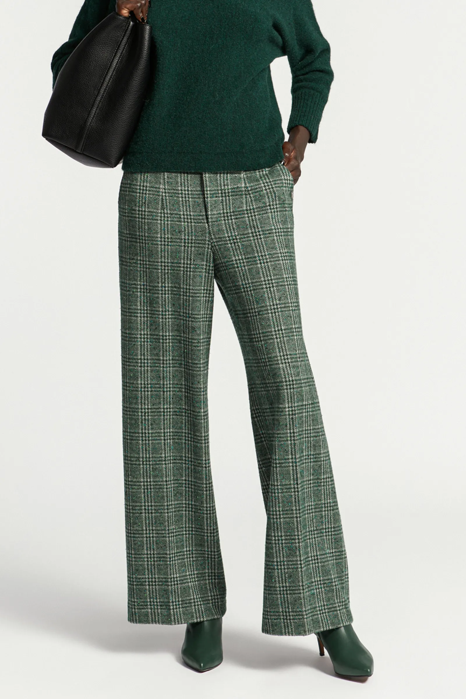 Xandres Pantalon tricoté multicolore-Femme Pantalons