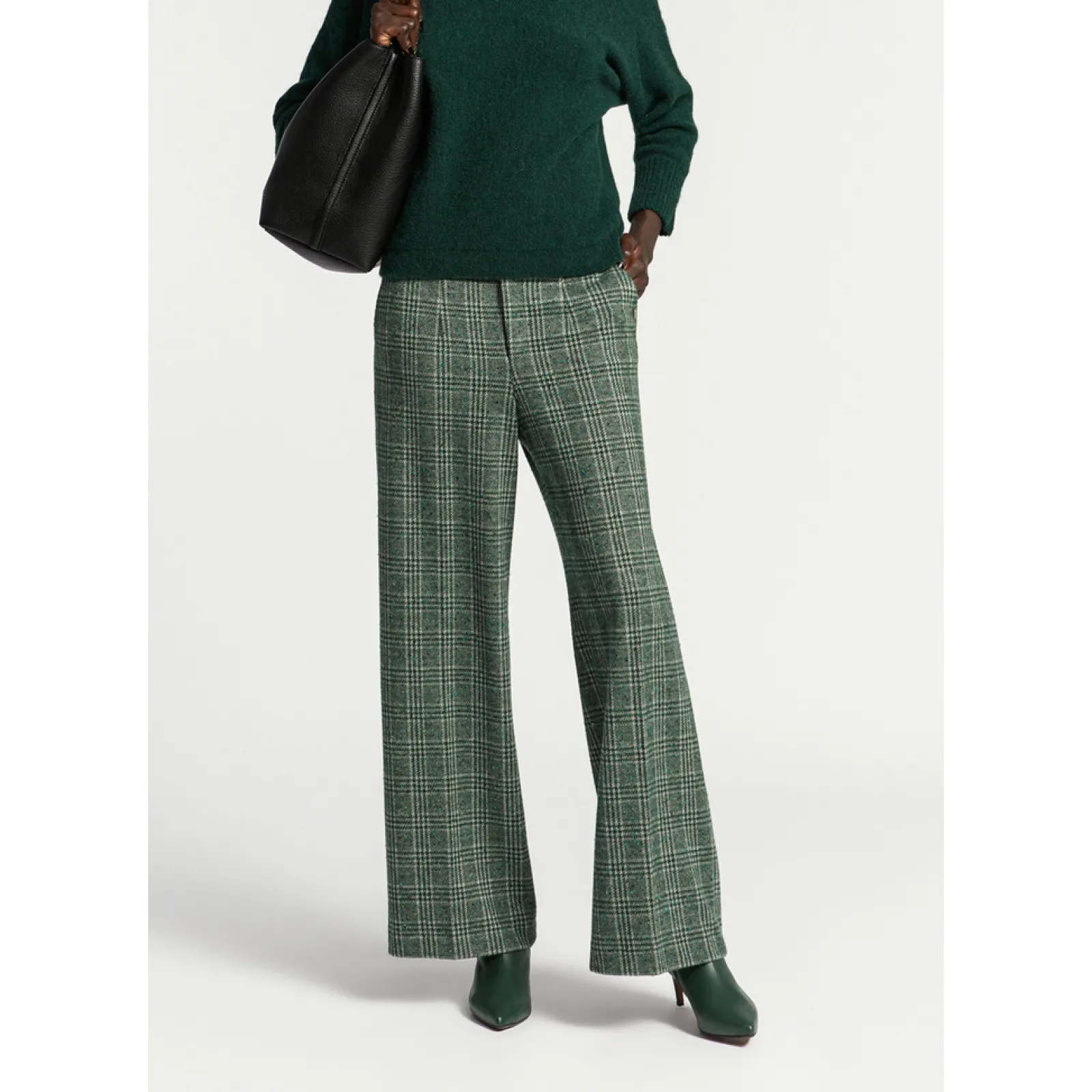 Xandres Pantalon tricoté multicolore-Femme Pantalons