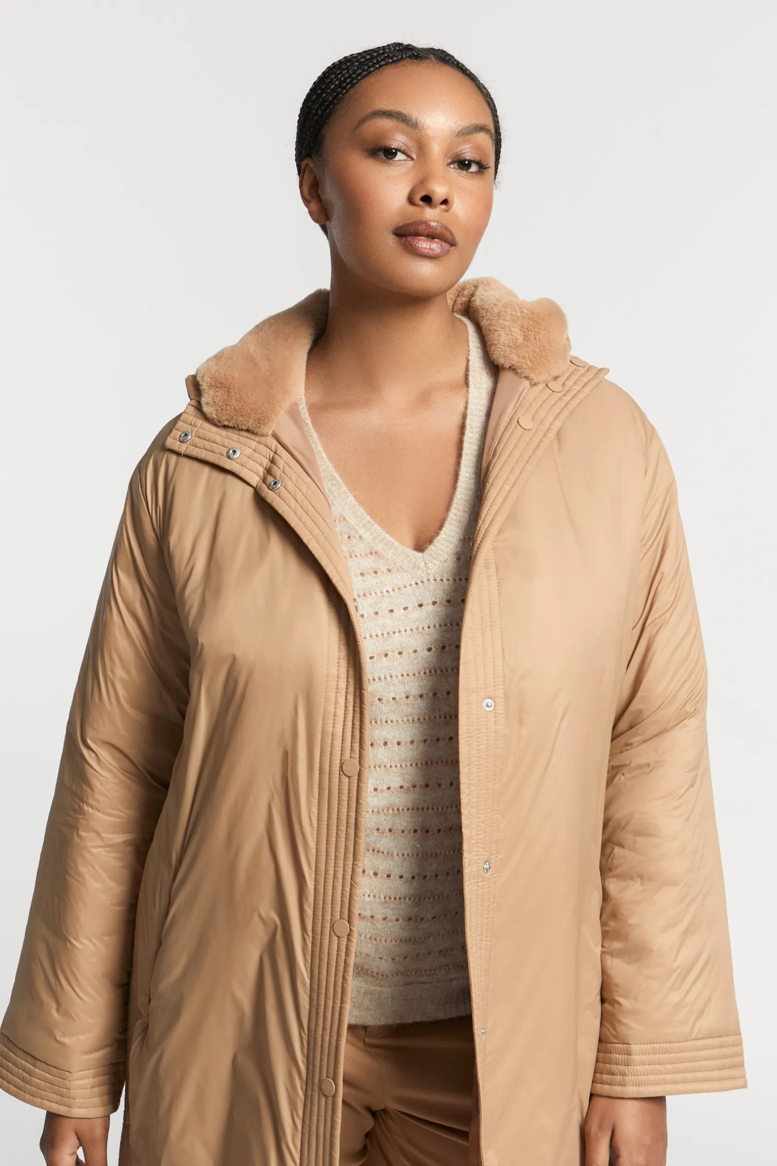 Xandres Parka rembourrée-Femme Xandres Plus|Manteaux & Vestes