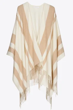 Xandres Poncho rayé-Femme Accessoires|Echarpes