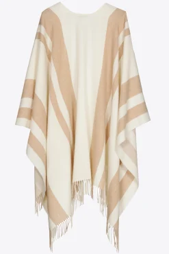 Xandres Poncho rayé-Femme Accessoires|Echarpes