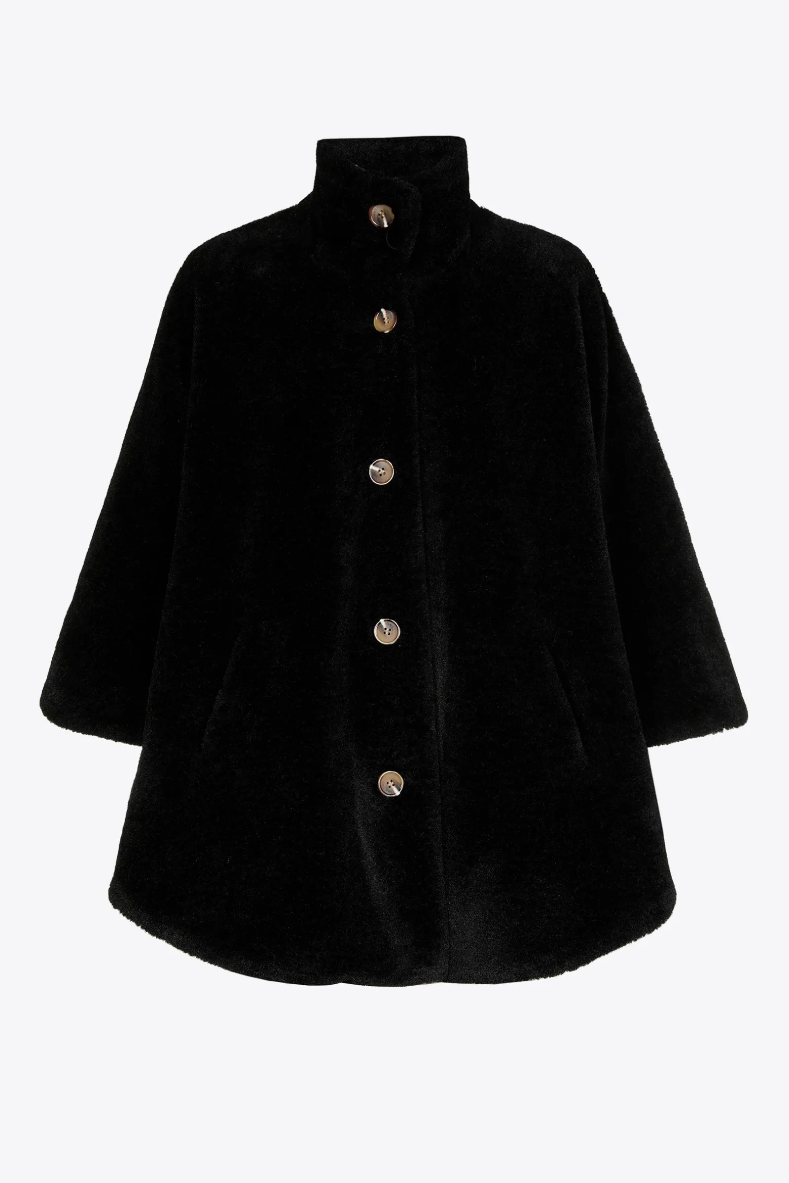 Xandres Poncho teddy douillet-Femme Xandres Plus|Manteaux & Vestes