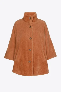 Xandres Poncho teddy douillet-Femme Xandres Plus|Manteaux & Vestes
