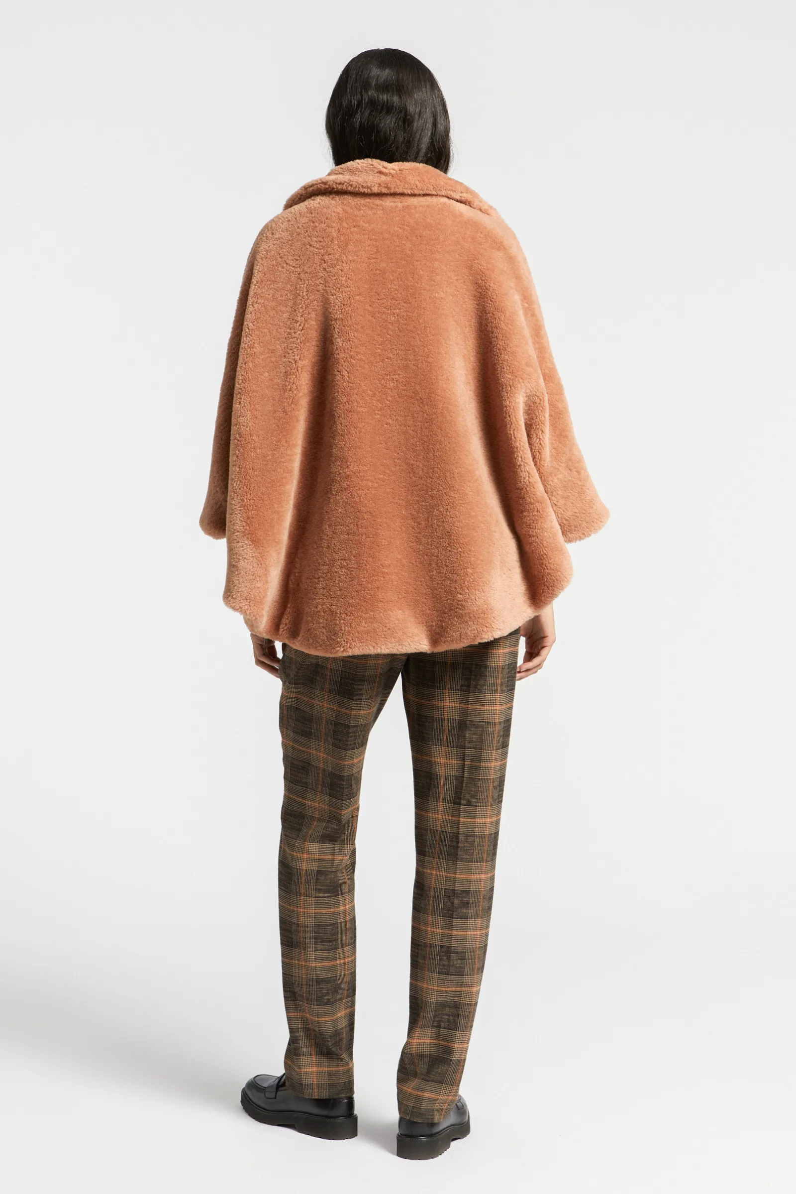 Xandres Poncho teddy douillet-Femme Xandres Plus|Manteaux & Vestes