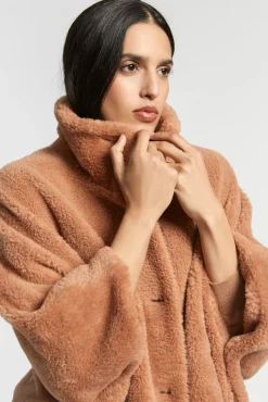 Xandres Poncho teddy douillet-Femme Xandres Plus|Manteaux & Vestes