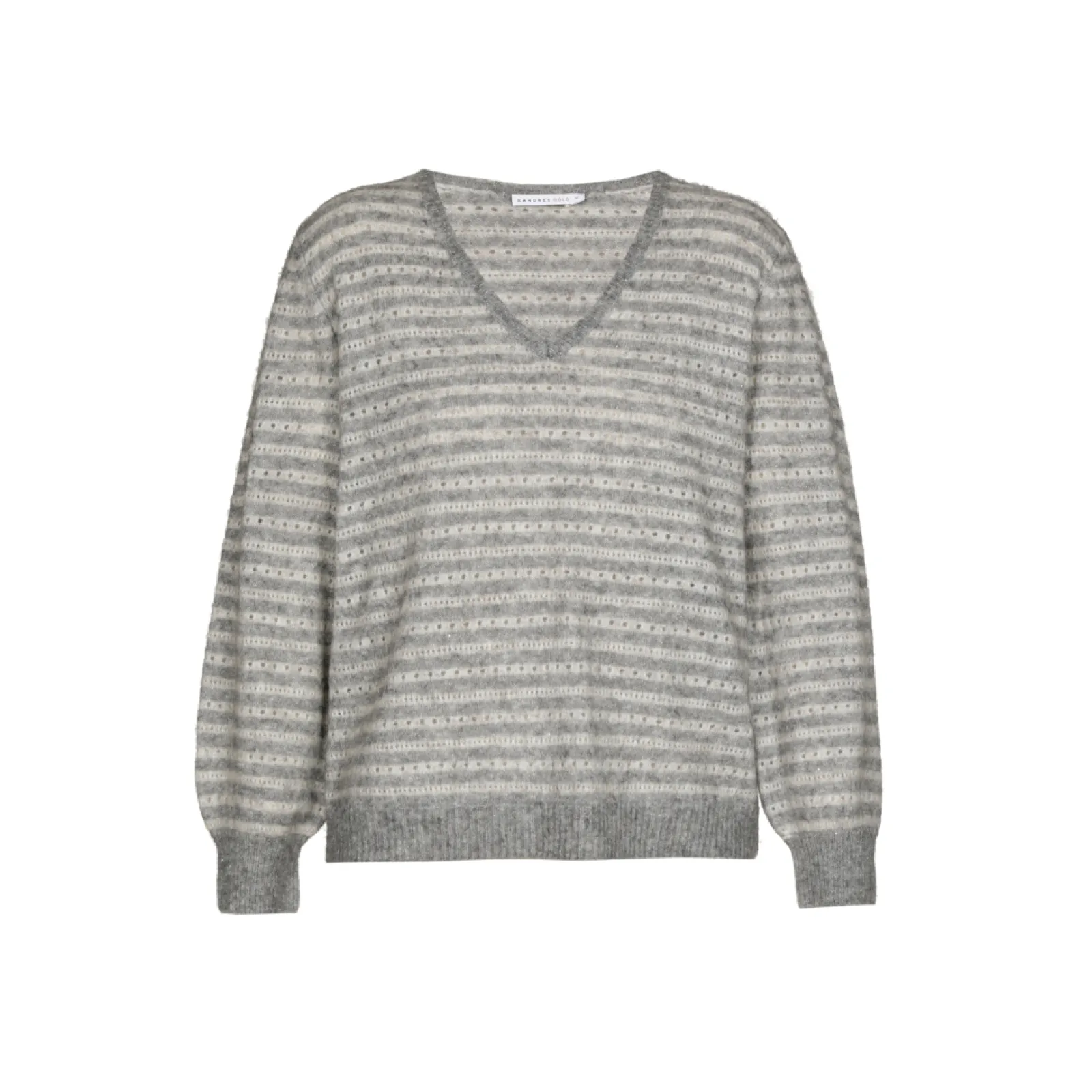 Xandres Pull avec lurex confectionné dans un mélange de laines-Femme Xandres Plus|Pulls & Cardigans