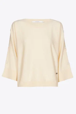 Xandres Pull boutonné en laine mérinos-Femme Pulls & Cardigans