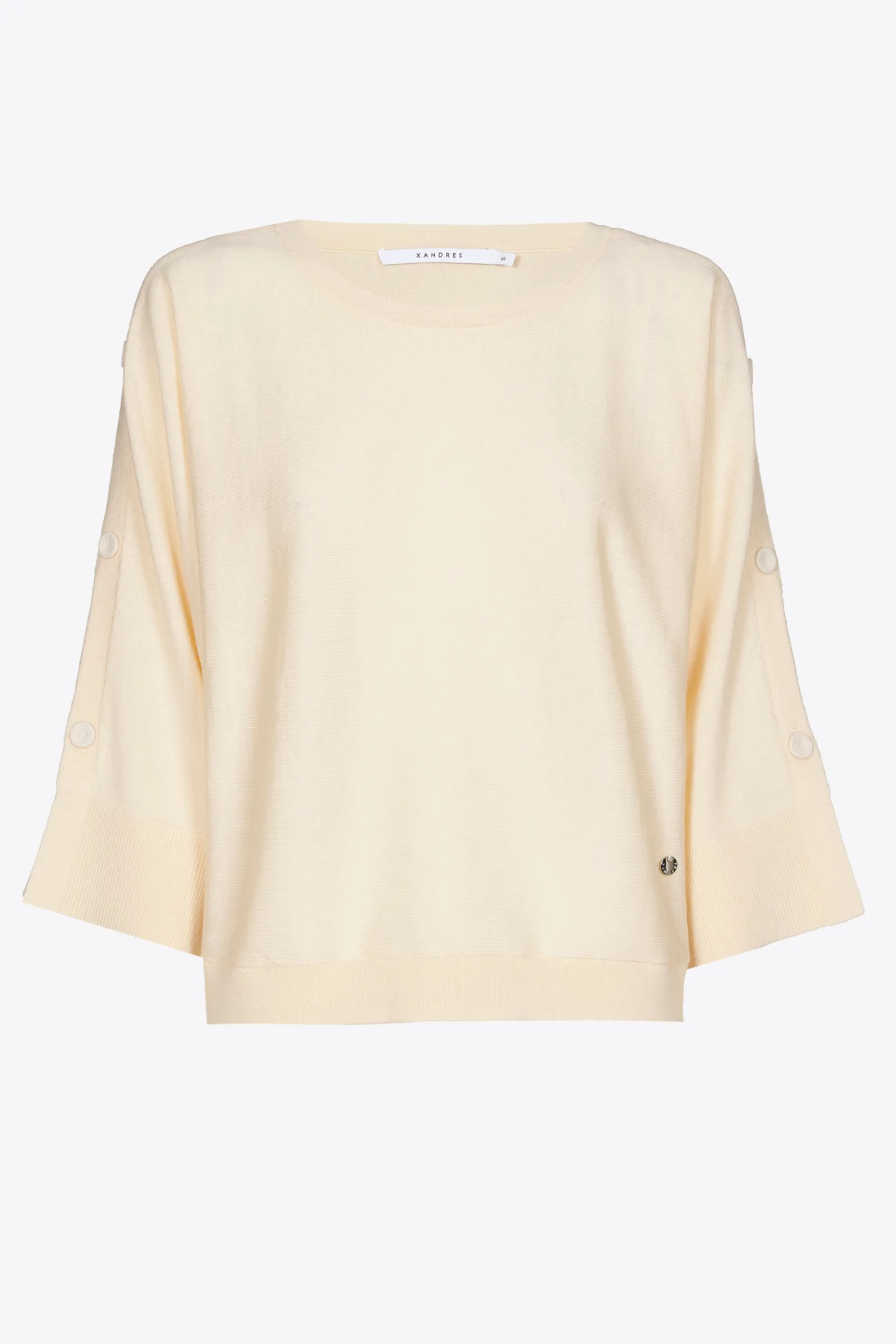 Xandres Pull boutonné en laine mérinos-Femme Pulls & Cardigans