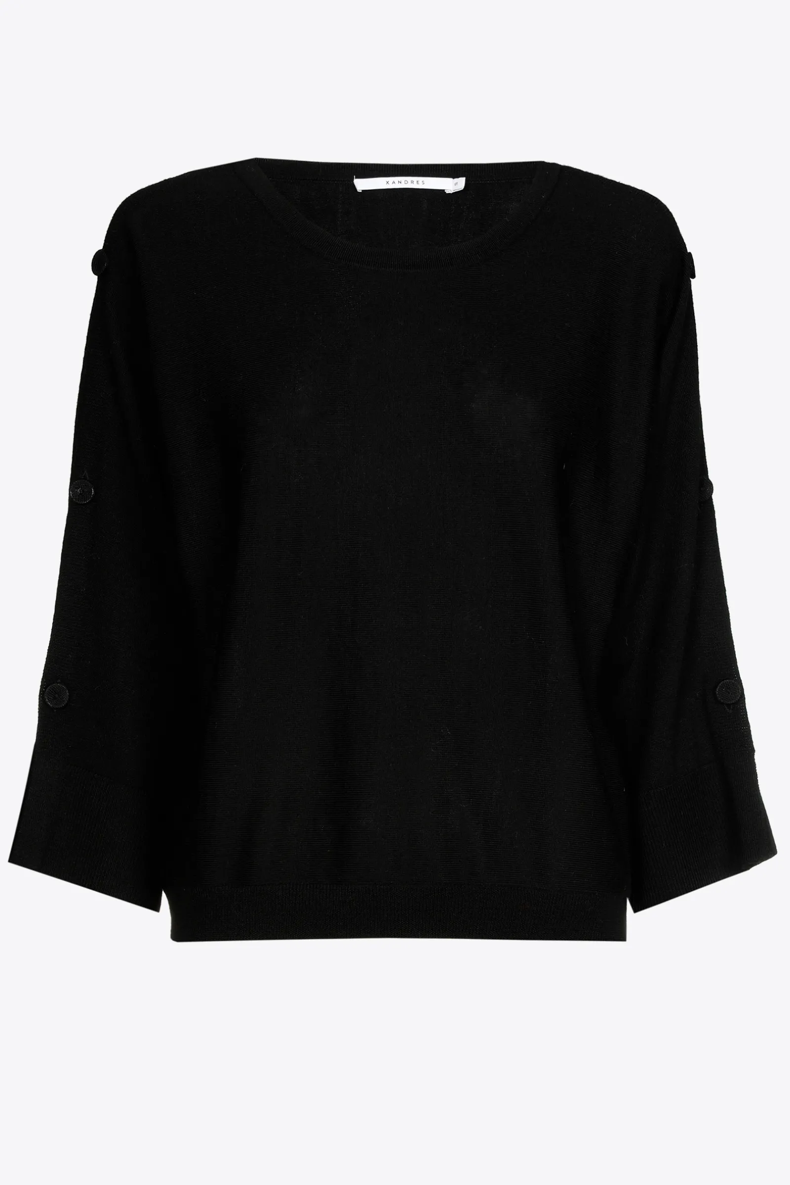 Xandres Pull boutonné en laine mérinos-Femme Xandres Plus|Pulls & Cardigans