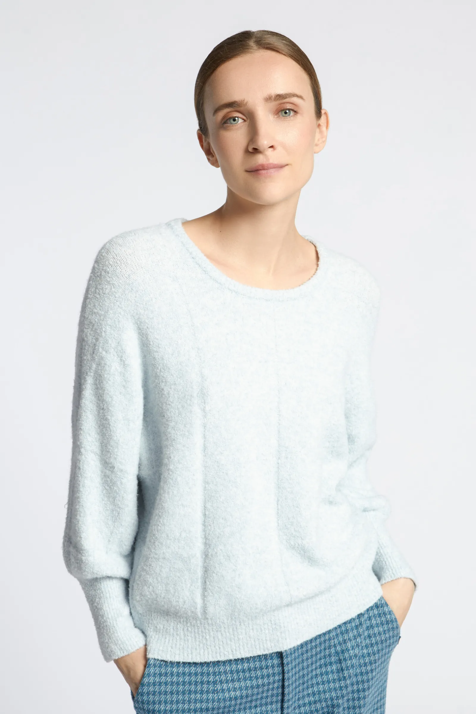 Xandres Pull à carreaux tricotés-Femme Pulls & Cardigans