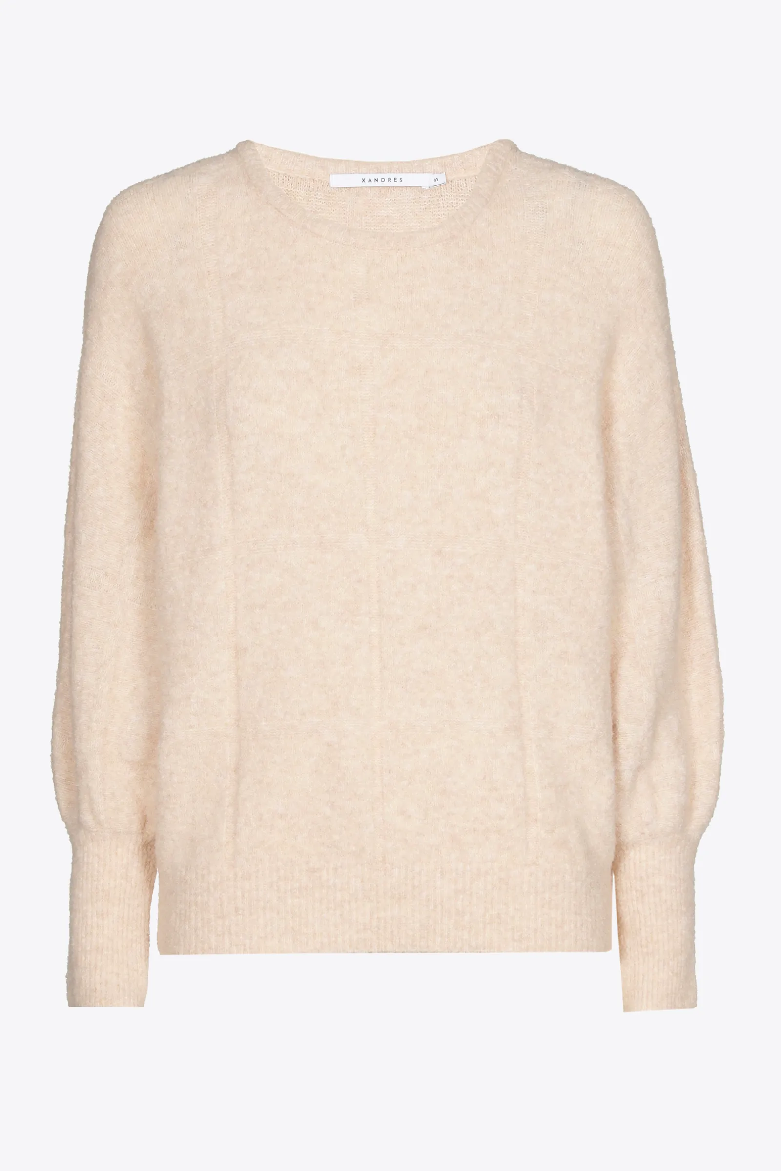 Xandres Pull à carreaux tricotés-Femme Pulls & Cardigans