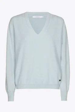 Xandres Pull à col en V en cachemire-Femme Pulls & Cardigans