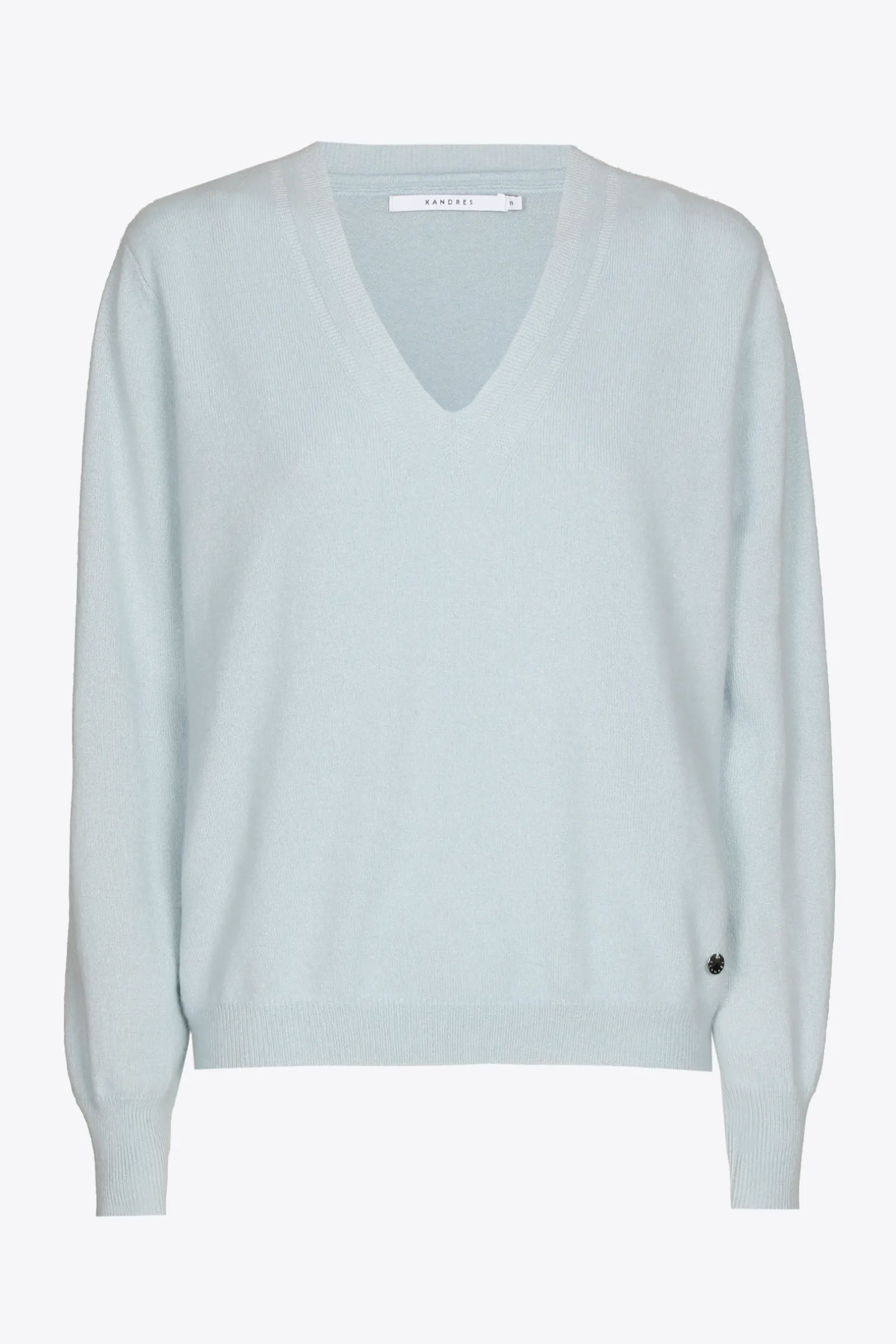 Xandres Pull à col en V en cachemire-Femme Pulls & Cardigans