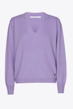 Xandres Pull à col en V en cachemire-Femme Xandres Plus