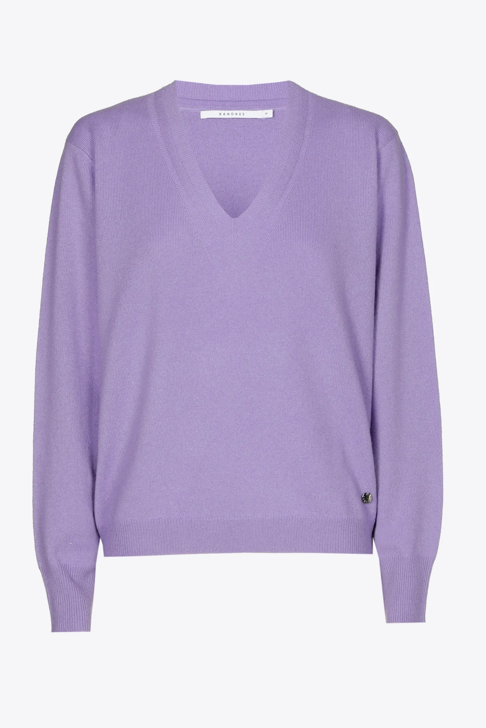 Xandres Pull à col en V en cachemire-Femme Xandres Plus