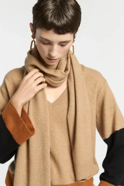 Xandres Pull à couleurs contrastées avec col en V-Femme Xandres Plus|Pulls & Cardigans