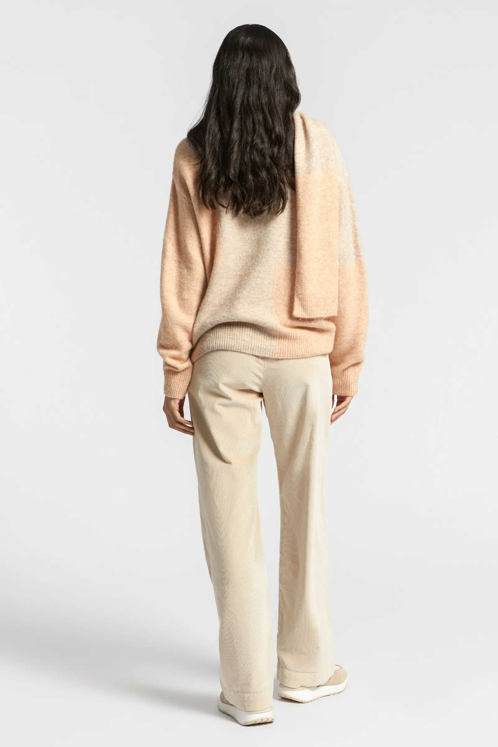 Xandres Pull à couleurs contrastées confectionné dans un mélange de laines-Femme Xandres Plus|Pulls & Cardigans