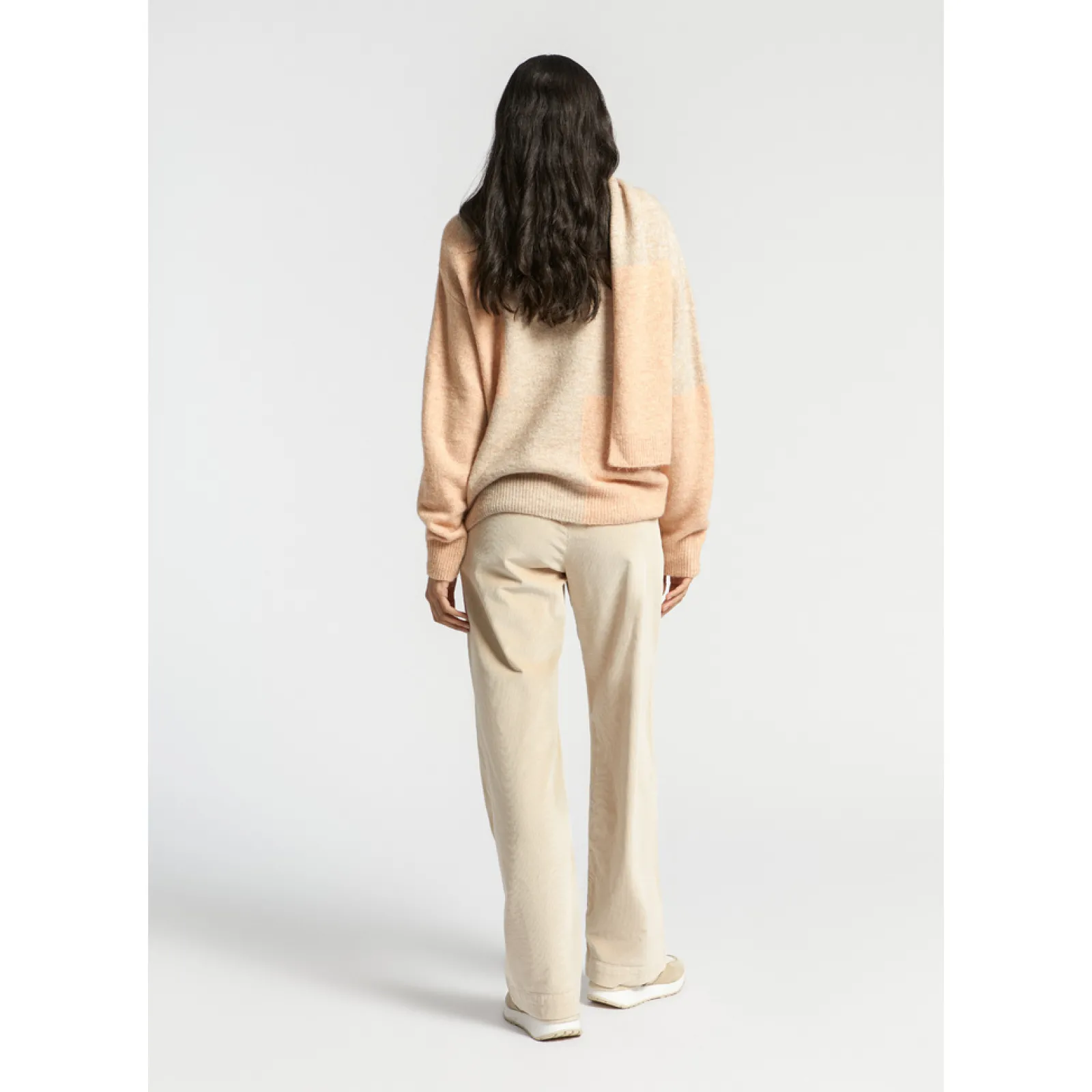 Xandres Pull à couleurs contrastées confectionné dans un mélange de laines-Femme Xandres Plus|Pulls & Cardigans