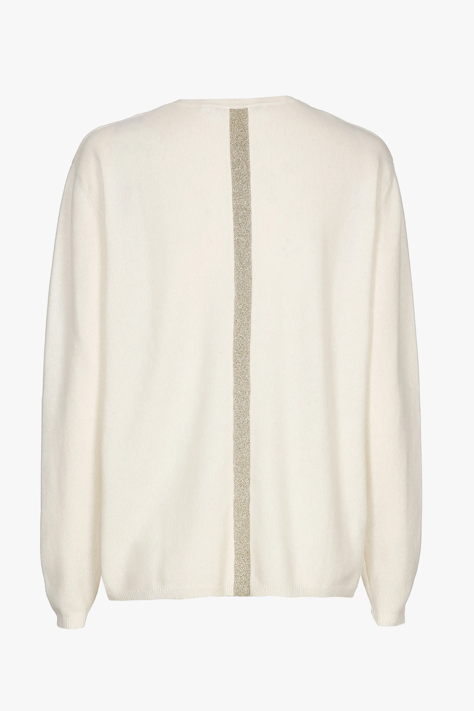 Xandres Pull en cachemire blanc à col en V-Femme Xandres Plus|Essentials