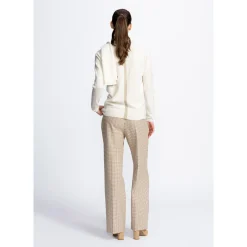 Xandres Pull en cachemire blanc à col en V-Femme Xandres Plus|Essentials