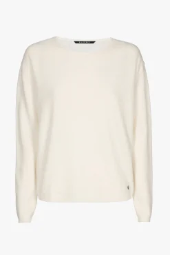 Xandres Pull en cachemire blanc à col rond-Femme Essentials|Pulls & Cardigans
