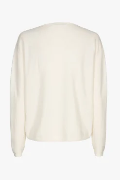 Xandres Pull en cachemire blanc à col rond-Femme Essentials|Pulls & Cardigans