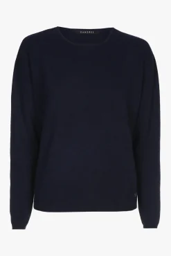 Xandres Pull en cachemire bleu marine à col rond-Femme Essentials|Pulls & Cardigans