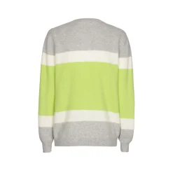 Xandres Pull en cachemire à couleurs contrastées-Femme Pulls & Cardigans
