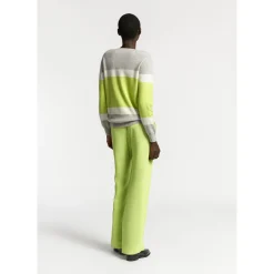 Xandres Pull en cachemire à couleurs contrastées-Femme Pulls & Cardigans