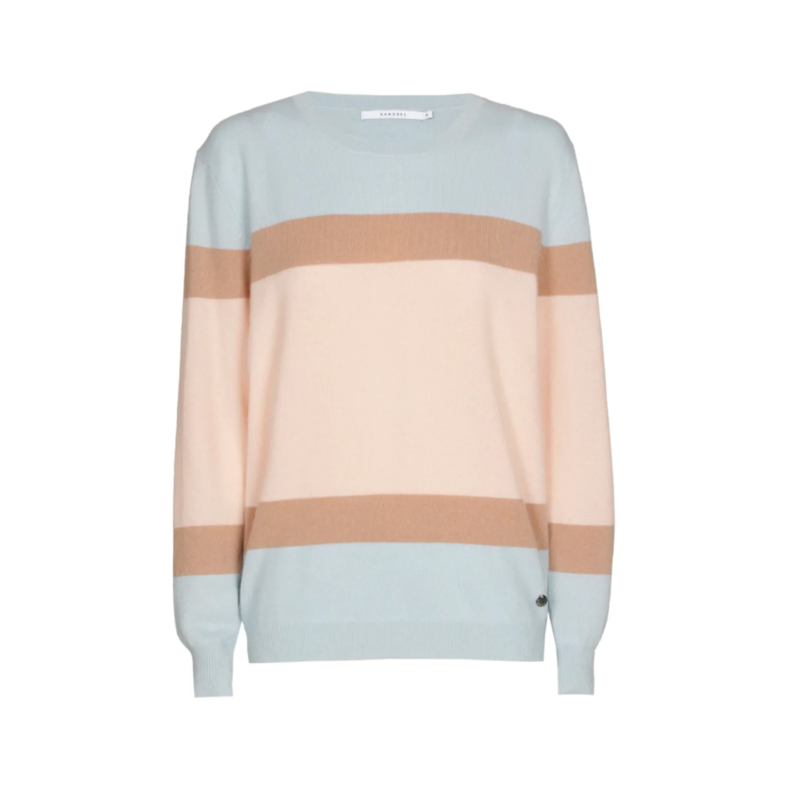 Xandres Pull en cachemire à couleurs contrastées-Femme Xandres Plus|Pulls & Cardigans