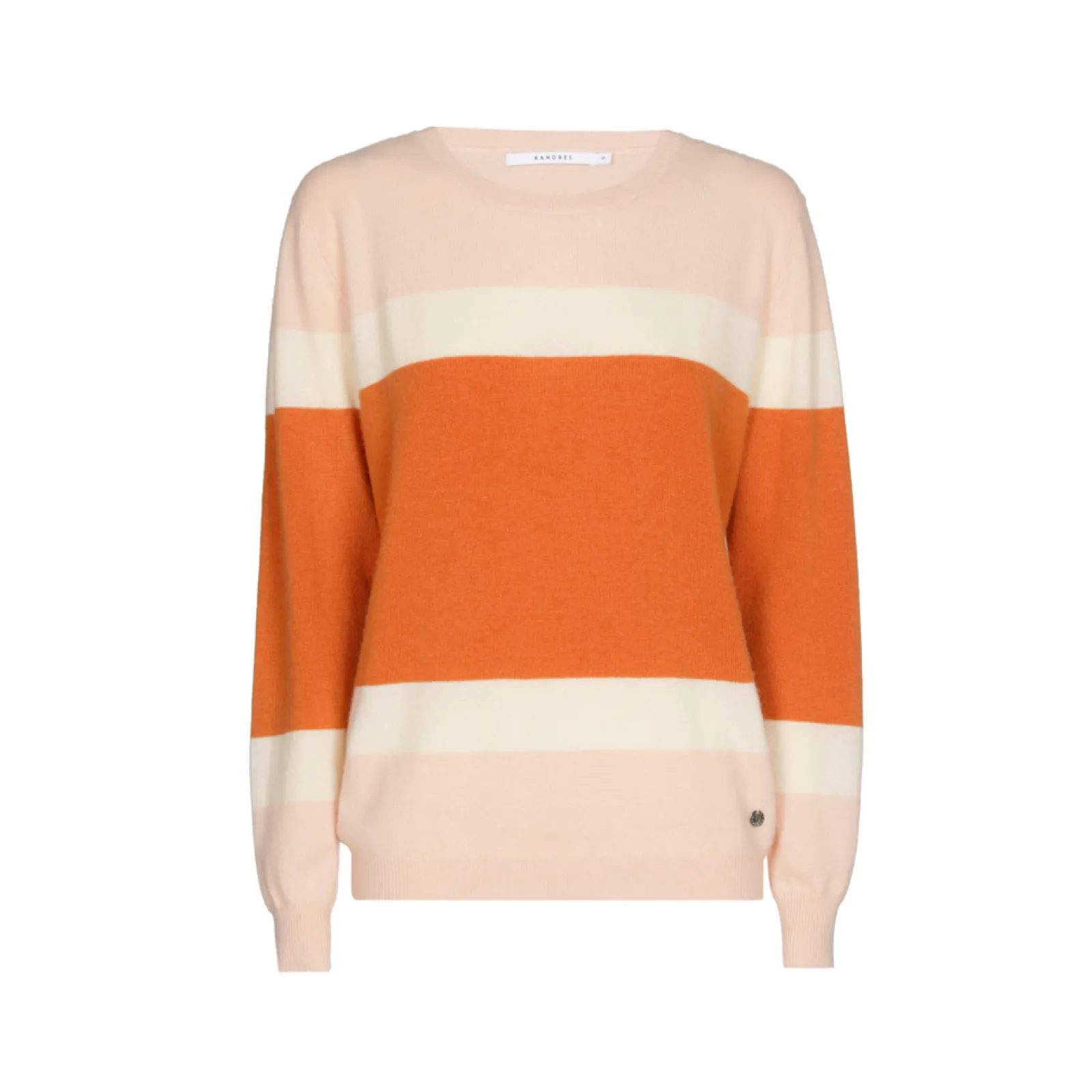 Xandres Pull en cachemire à couleurs contrastées-Femme Xandres Plus|Pulls & Cardigans