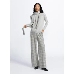 Xandres Pull en cachemire gris à col rond-Femme Essentials|Pulls & Cardigans