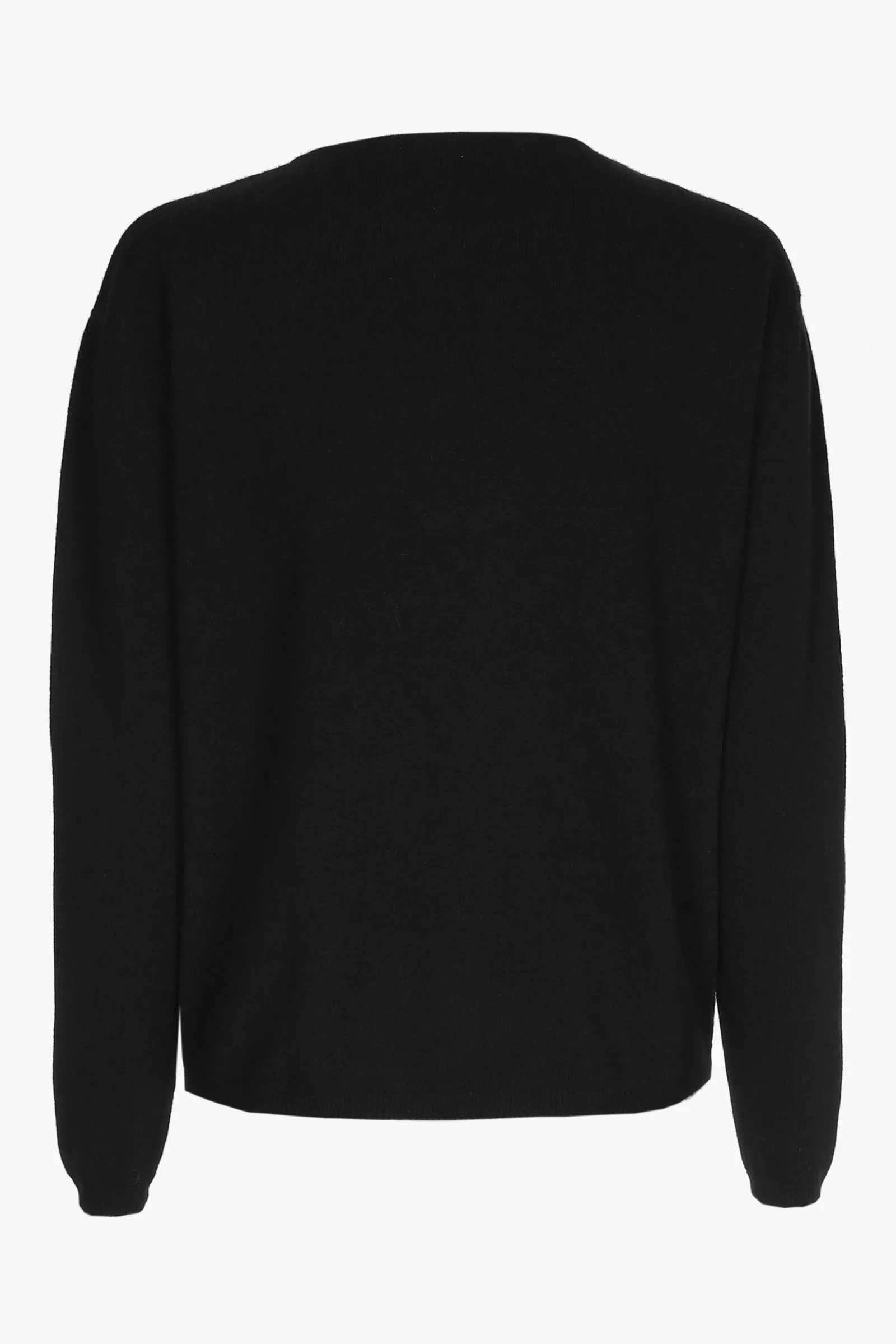 Xandres Pull en cachemire noir à col rond-Femme Essentials|Pulls & Cardigans